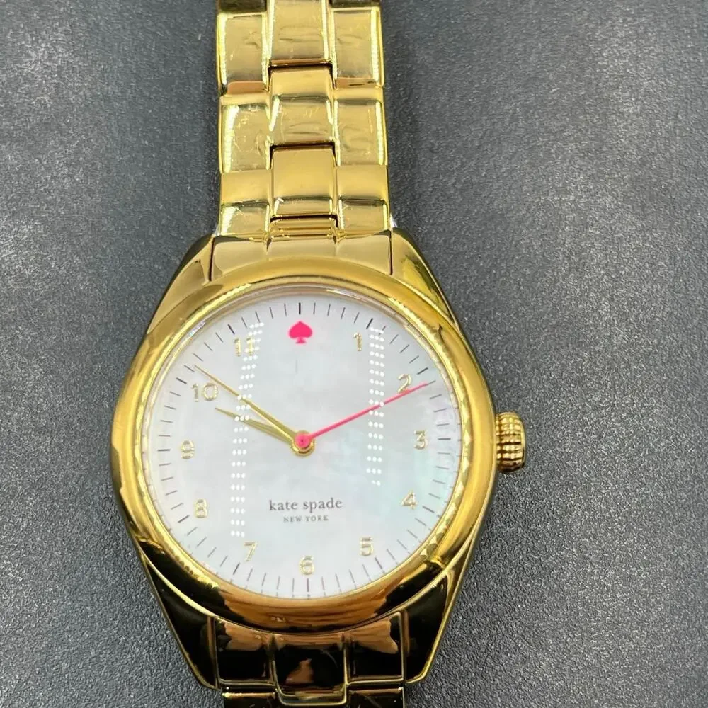 Kate Spade New York 0027 Women's Gold Stainless Steel Analog Seaport Watch EY582